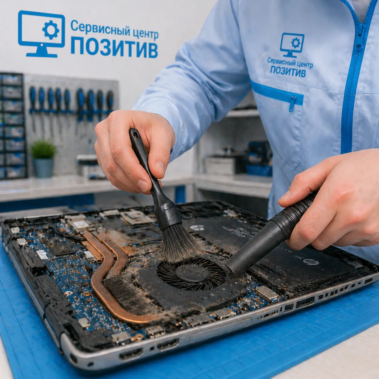 чистка ноутбука HP в Бердске