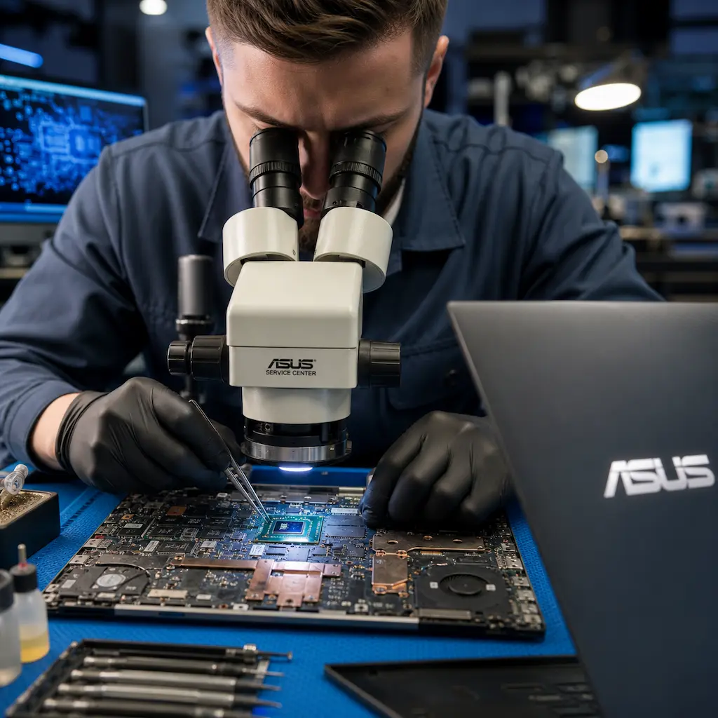 Замена видеокарты ноутбука Asus в Бердске