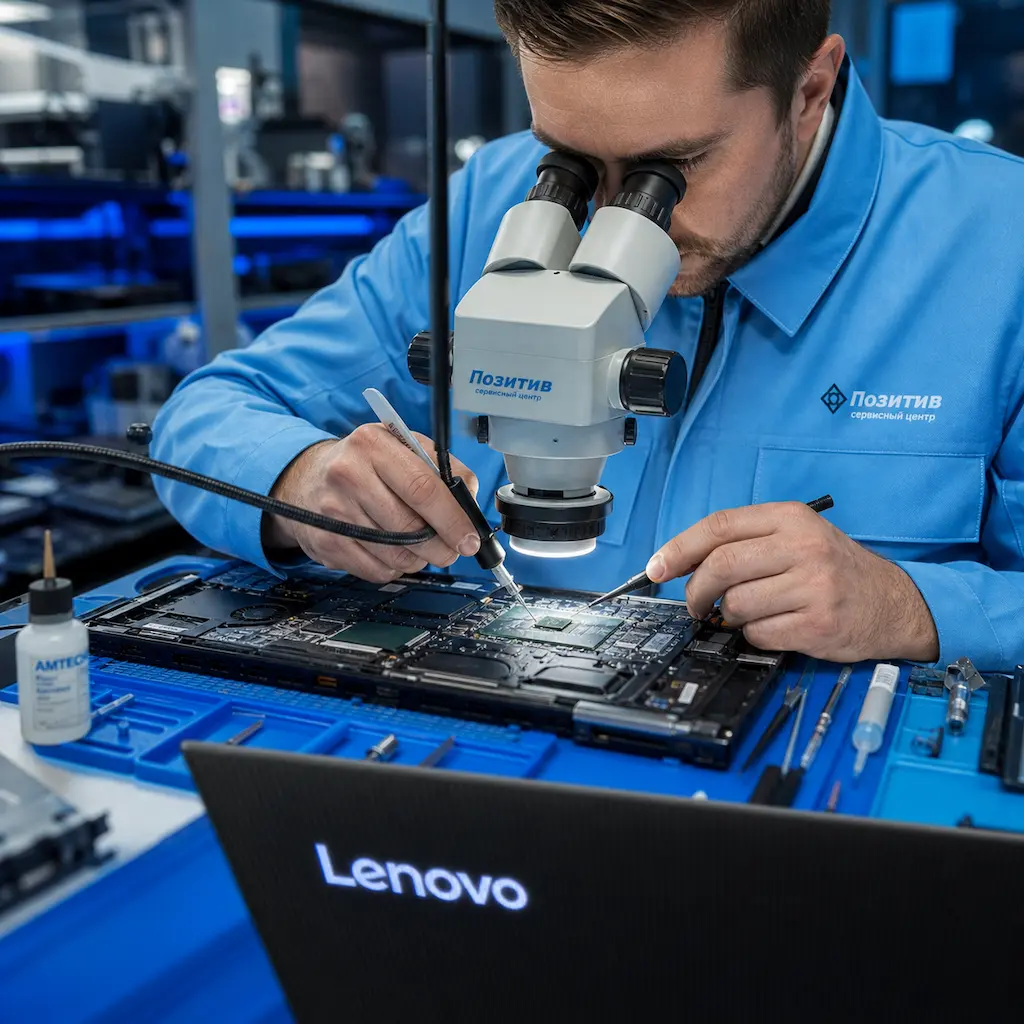 Замена видеокарты ноутбука Lenovo в Бердске