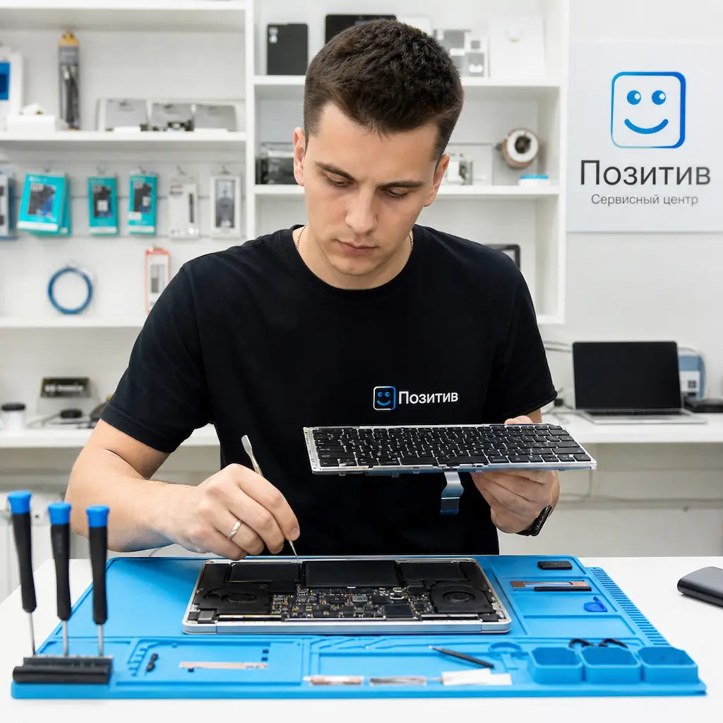 заменить клавиатуру на Apple Macbook в Бердске