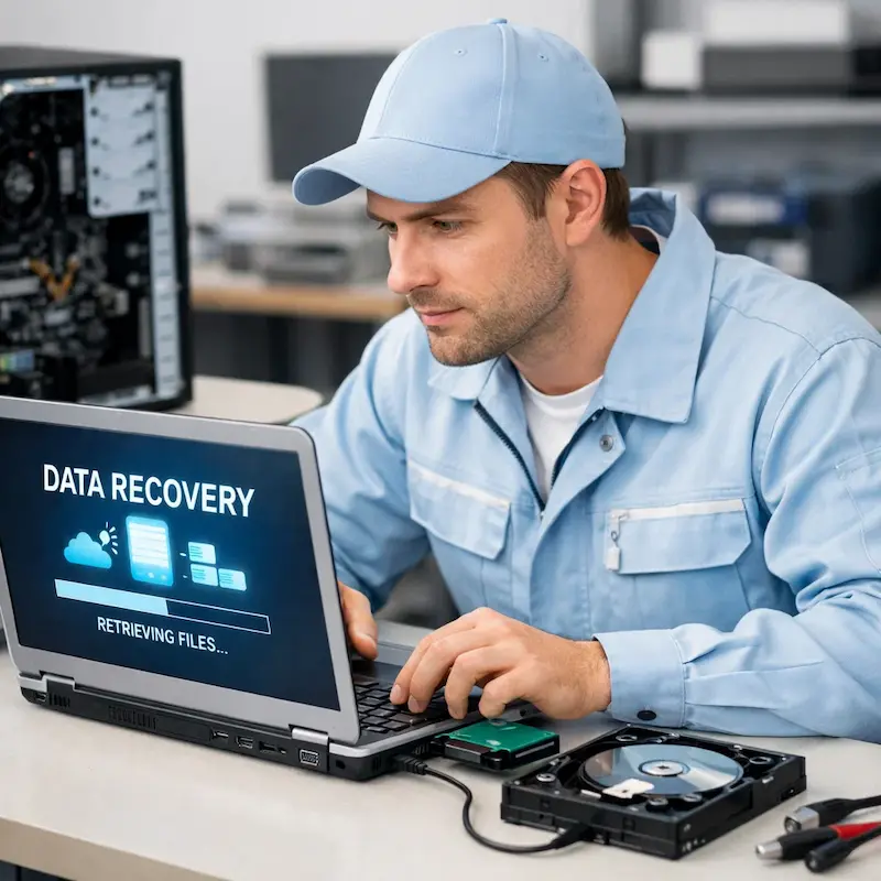 Восстановление данных и файлов в Бердске