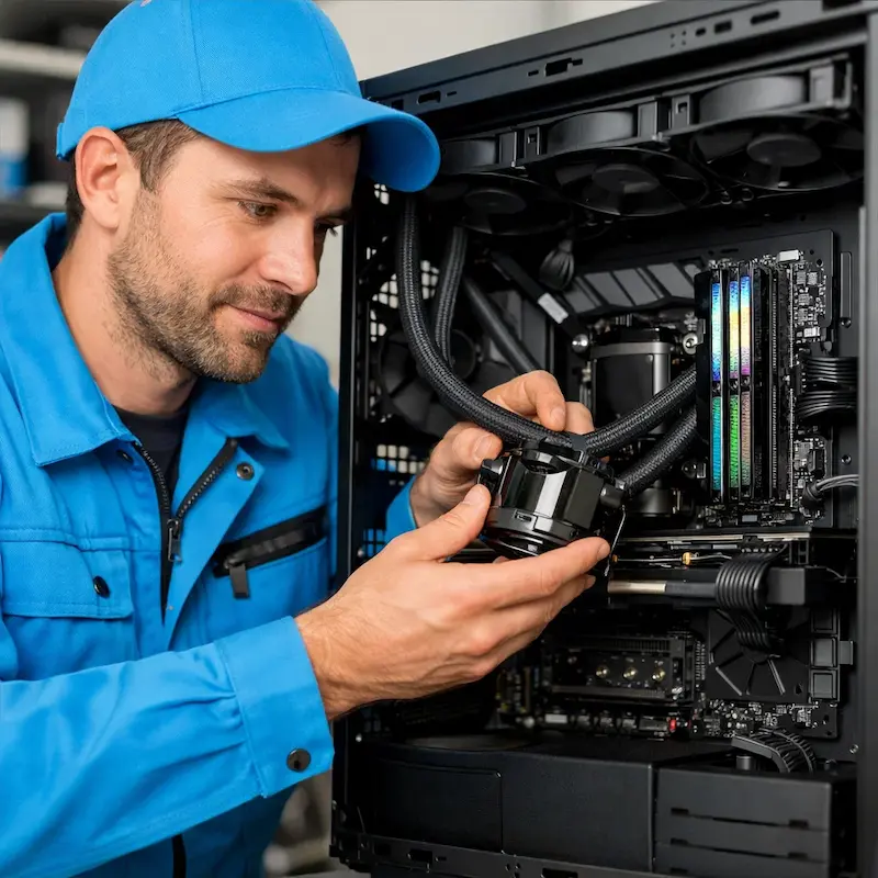 Установка СЖО на ПК в Бердске