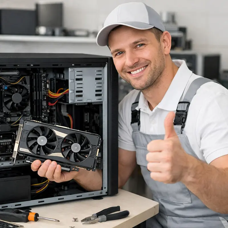 Замена видеокарты ПК в Бердске