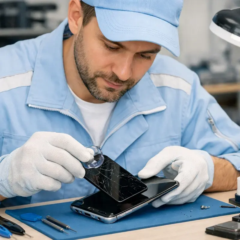 Заменить сенсорное стекло на смартфоне в Бердске